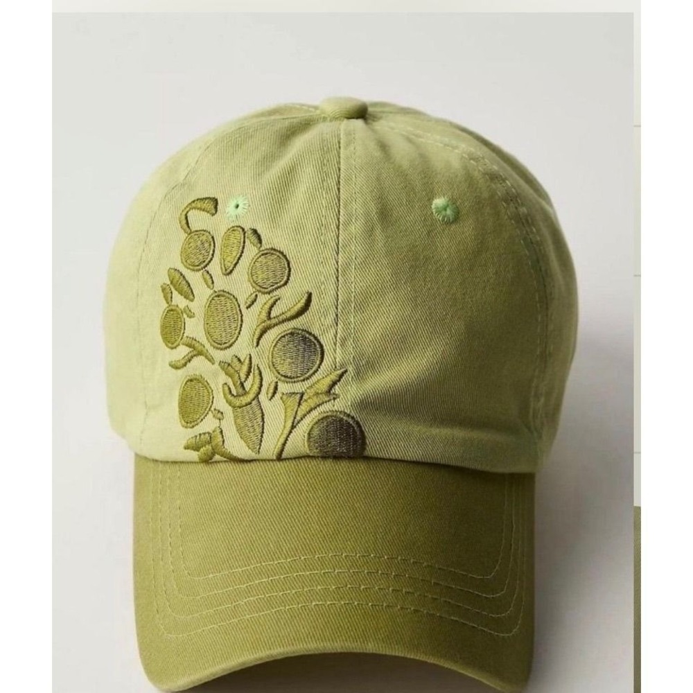 FP Movement Free People Logo Baseball Cap Green Buti 67496620 NWT OS
